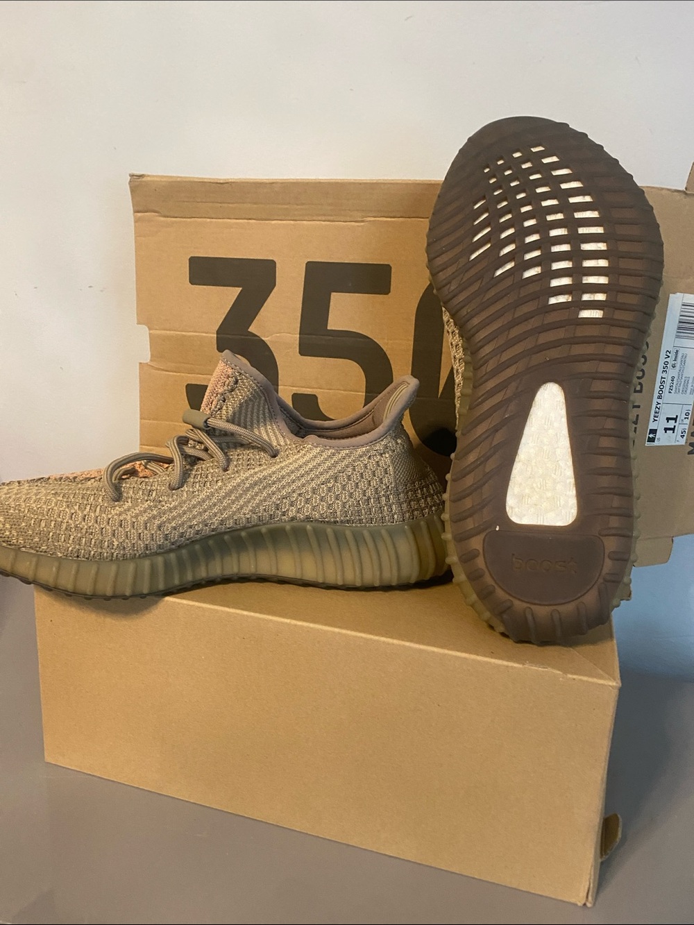 adidas Yeezy Boost 350 V2 - Olive/Tan